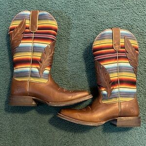 Ariat Women’s Brown and Multicolor Western Boots